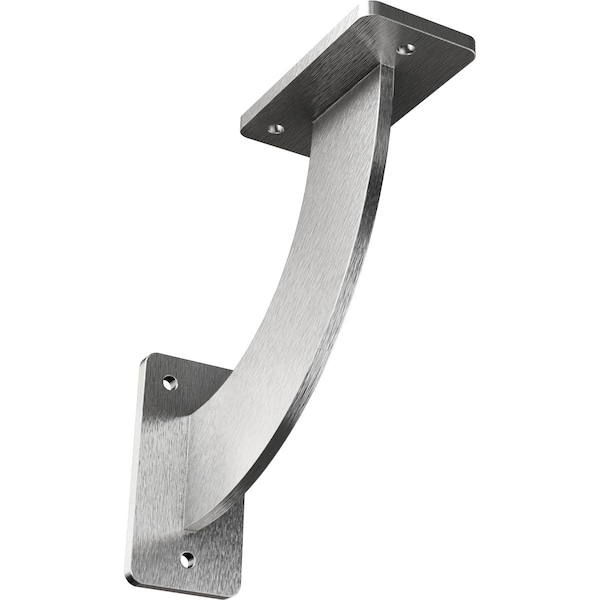 Ekena Millwork Bradford Steel Bracket, Stainless Steel 2"W x 7"D x 7"H BKTM02X07X07BRSS - main
